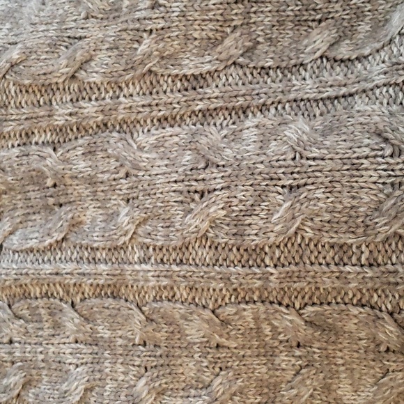 Amongst Others Marled Gray Mock Neck Henley Button Front Pullover Sweater SZ S - Picture 9 of 9